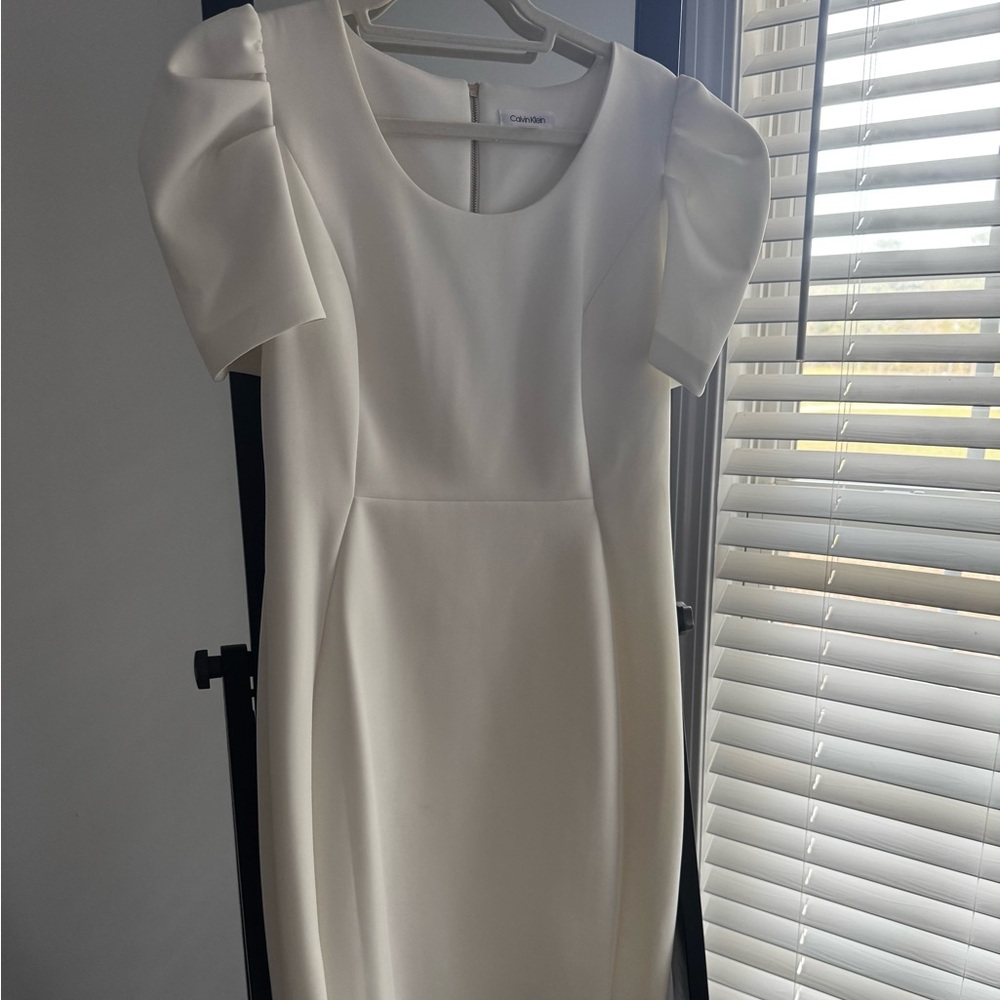 Calvin Klein Cream Mini Dress